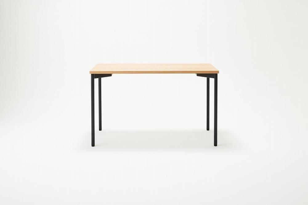 パソコンデスク シンプル デスク WAAKdesk TypeA 120 天板オーク | 脚ブラック