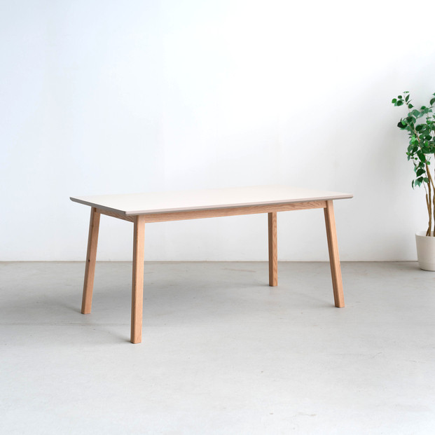 トープ ダイニングテーブル 150×80 GENE オーク無垢 傷に強い オフトープ 辻製作所 大川市
