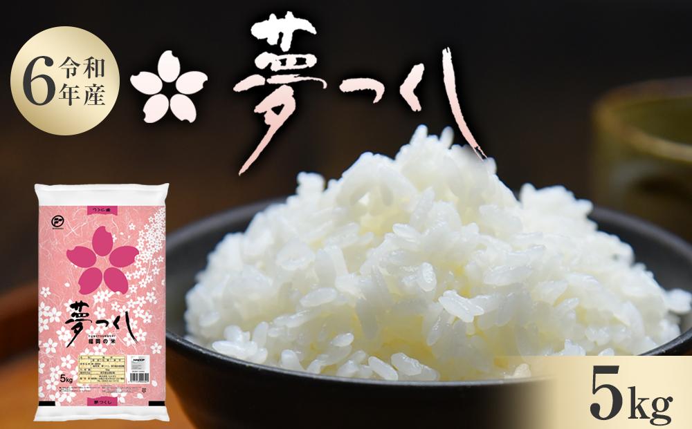 【新米 令和7年産】福岡県産 米 夢つくし 5kg × 1袋