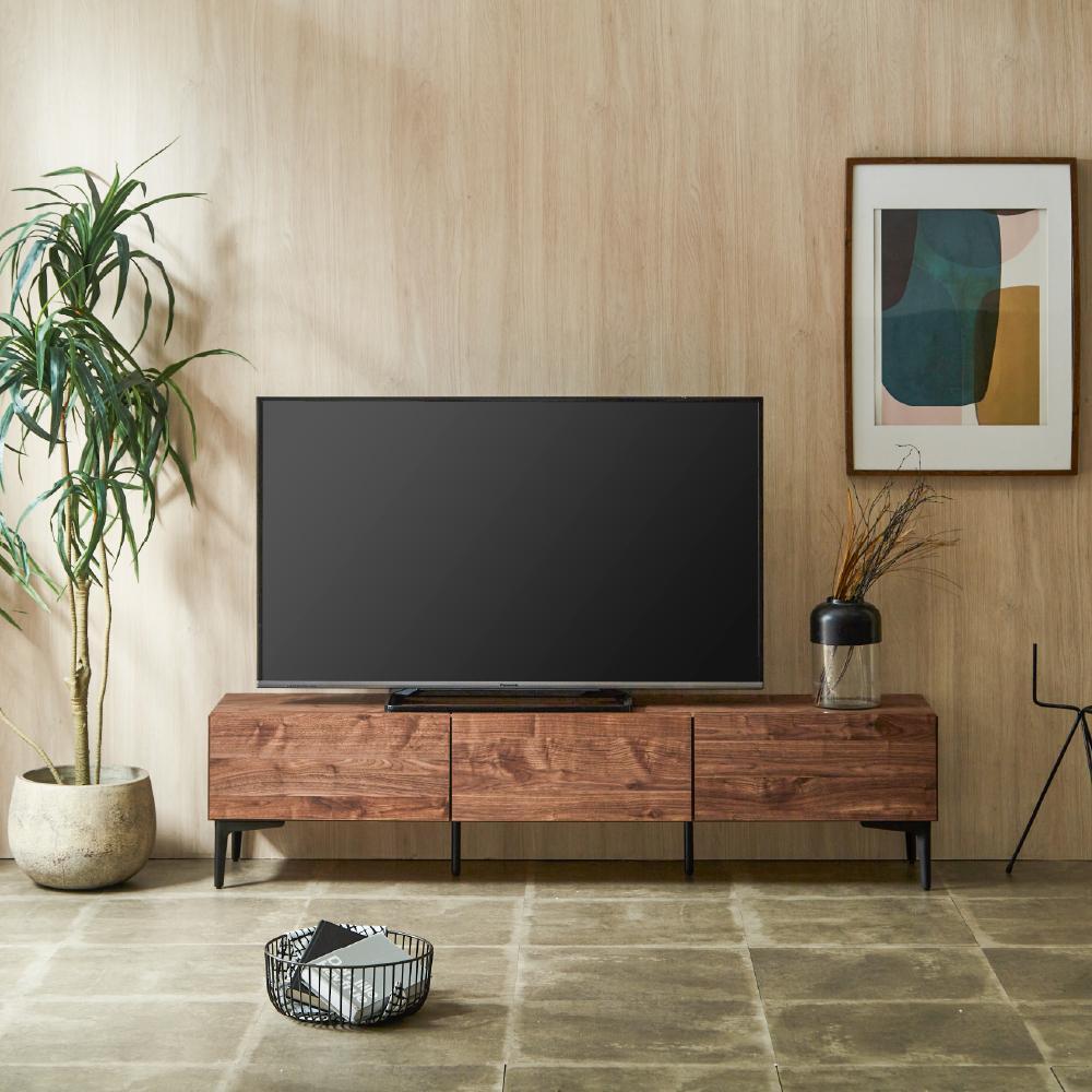 テレビボード 【フィスバ 160 ローボード】 ブラウン