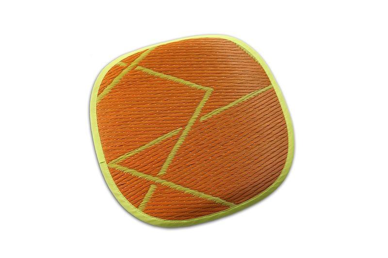 OTO い草クッション 47×47cm 2枚組【ZIG-ZAG OR】