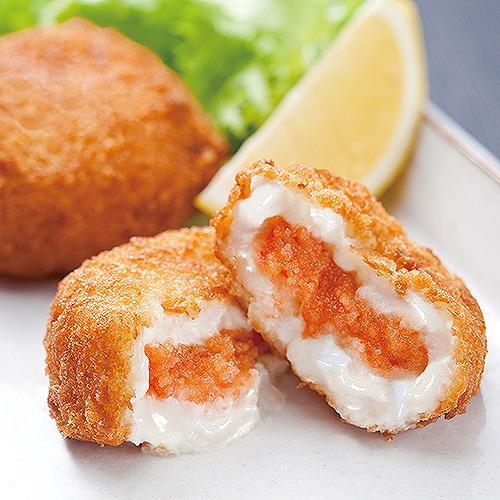 明太子屋がこだわった 明太クリーミーコロッケ 10個 (5個×2袋)  (辛子明太子)