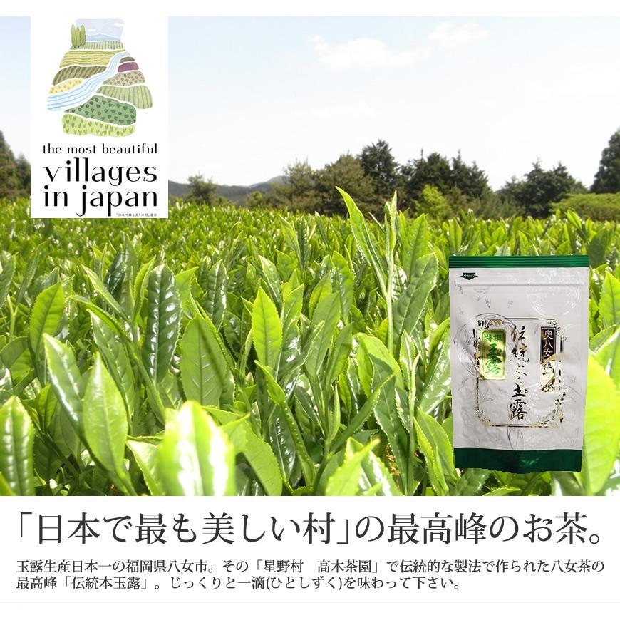 奥八女星野村 伝統本玉露 50g×1袋＜八女茶＞