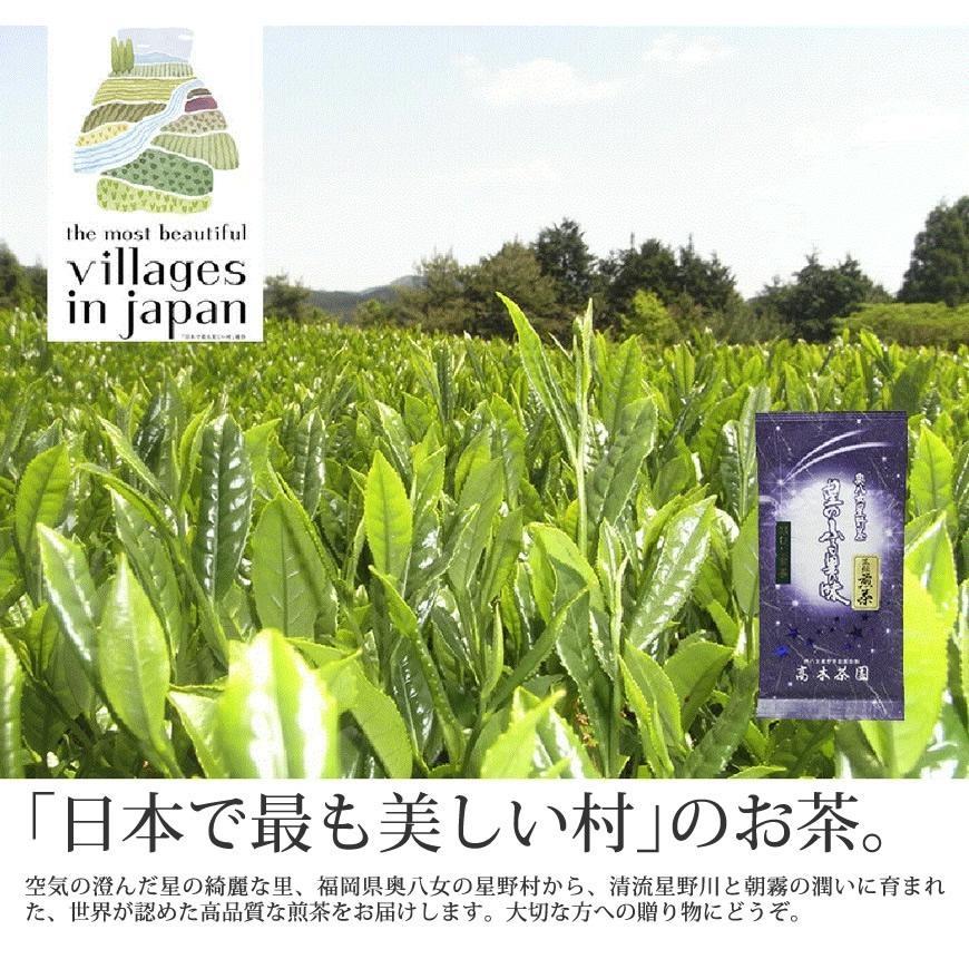 奥八女星野村 深蒸し高級煎茶(深蒸し茶) 100g×1袋＜八女茶＞