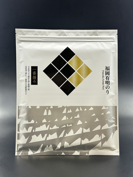 【チャック付】福岡有明のり(焼のり)全形60枚（10枚×6セット）　有明海産の一番摘み限定　小分けで便利お裾分けにも