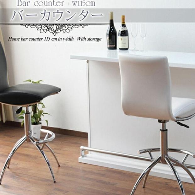 【ブラウン】バーカウンター ハマー115cm