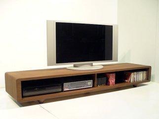 [A-CUP TVボード ウォールナット 180cm]天然木のシンプルでとてもオシャレな180cmのテレビボード[ウォールナット材ツキ板 オイルフィニッシュ ]