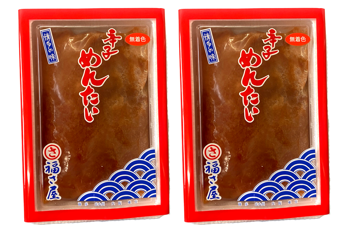 AM-003　福さ屋　無着色辛子めんたいこ(並切れバラ子）500ｇｘ2