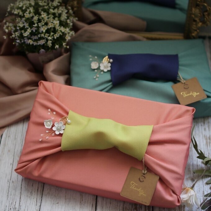 DC-001_あんフラワークッキー15個入り　食べられるお花！あんこのお花！【風呂敷ラッピング】　和菓子