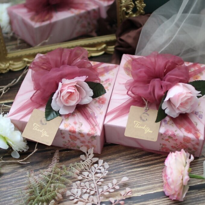 DC-006_あんフラワークッキー9個入り　食べられるお花！あんこのお花！　【風呂敷ラッピング】和菓子