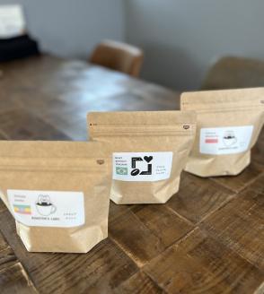 AW-002　コーヒー粉【中挽き】３種飲み比べセット