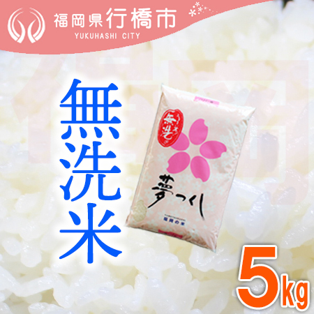 AF-004　福岡県産夢つくし【無洗米】5kg