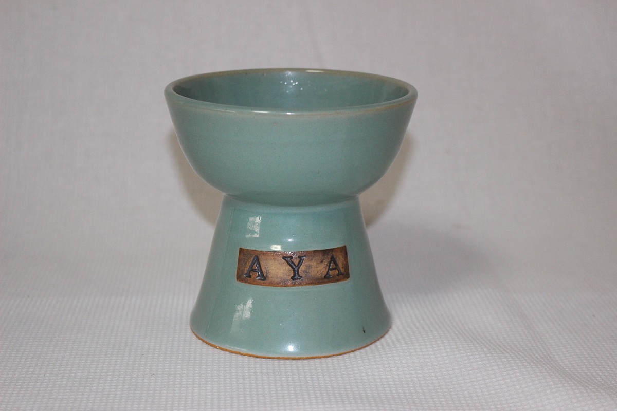 AI-026 猫ちゃんの名前入り食器