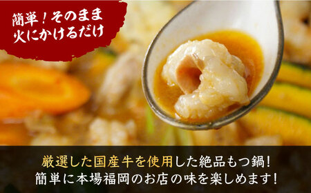 新元祖味噌もつ鍋 2～3人前 セット ( ちゃんぽん or うどん ) 【焼肉・もつ鍋 平壌屋】《豊前市》国産牛 もつ もつ鍋 ホルモン [VAH038] うどん