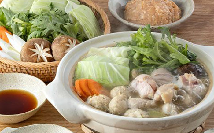 むなかた鶏使用　水炊き2人前 《豊前市》/株式会社海千 [VEC018]