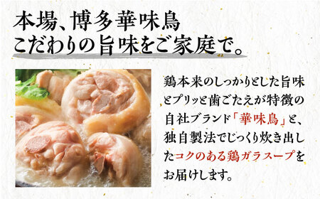 【全3回定期便】博多華味鳥 水炊き セット 6~8人前 《豊前市》【トリゼンフーズ】博多 福岡 鍋 鶏 水たき みずたき [VAC006]