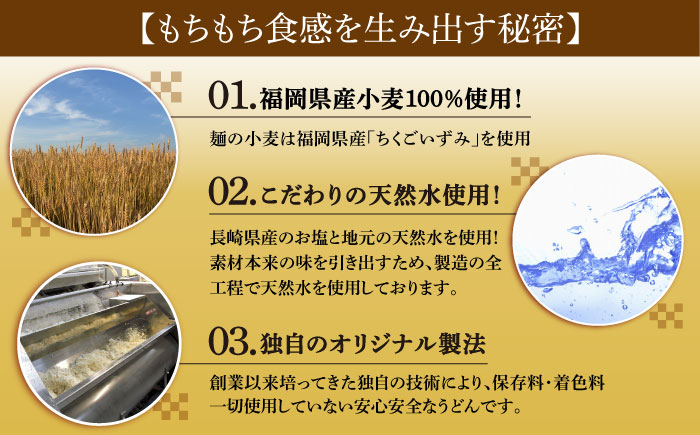 【全12回定期便】もちもち子うどん（32食入）《豊前市》【富士菊】うどん 麺 [VAI045]