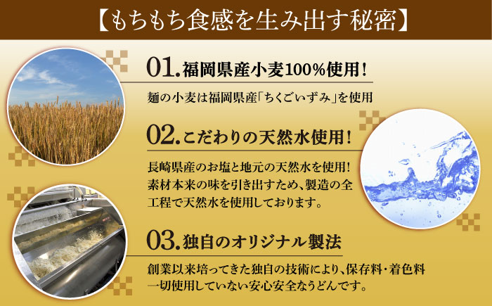 【全6回定期便】もちもち子うどん(16食入り)《豊前市》【富士菊】うどん 麺 [VAI068]