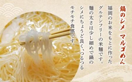 【全6回定期便】国産牛 もつ鍋 みそ味2人前×2セット（計4人前）〆はマルゴめん 福岡県産の米粉麺付き《豊前市》【株式会社マル五】 [VCL136]