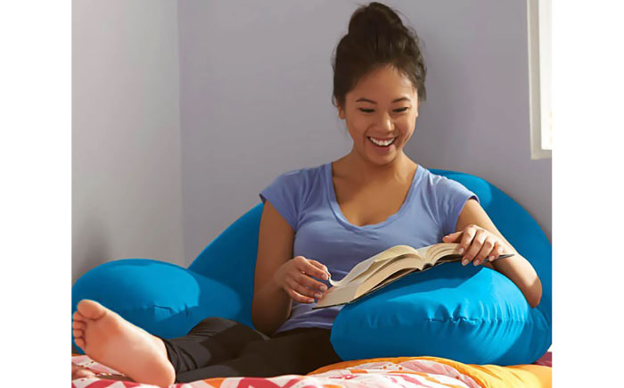 10/16 受付終了！【選べるカラー】Yogibo Support  《豊前市》【株式会社Yogibo】ヨギボー サポート ソファ クッション 枕 ベッド [VDI004] ネイビーブルー