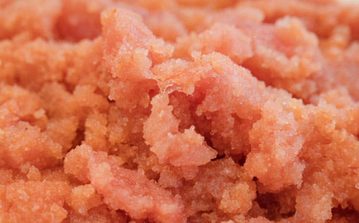 【訳あり】辛子明太子 バラコLM 1kg(500g×2個)《豊前市》【株式会社木村食品（株式会社 稲石）】 [VEI002]