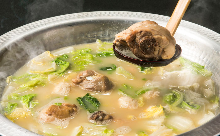 水炊き善哉　古処鶏使用　4人前～６人前　《豊前》　【有限会社豊前民芸】水炊き　福岡　古処鶏 [VEQ005]