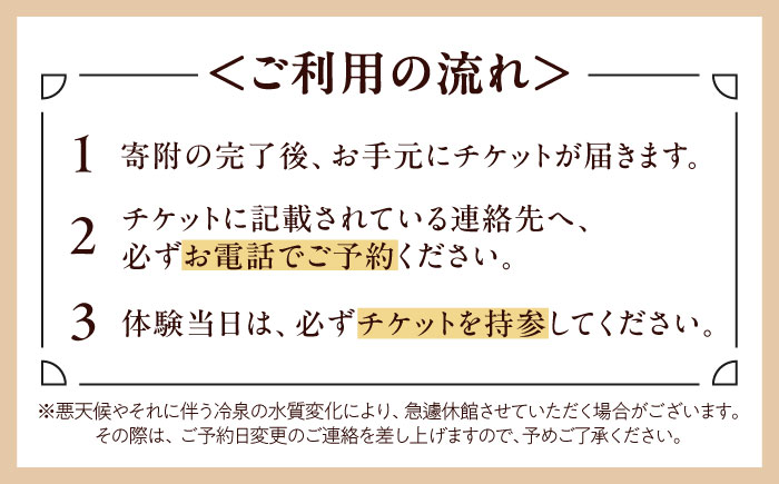 【西日本屈指の冷泉】名水・畑冷泉を独り占め。プライベートサウナ体験チケット 5時間コース（ミスト＆ドライサウナ） 《豊前》【豊前市畑活性化協議会】 [VEX004]