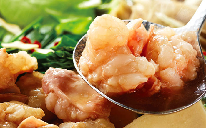 博多もつ鍋やまや もつ鍋セット あごだし醤油味(1～2人前) 《豊前市》【(株)やまやコミュニケーションズ】もつ鍋 モツ 鍋 福岡 [VEN011]