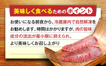 【厳選希少部位】【A4～A5】博多和牛ミスジステーキ 約500ｇ（100ｇ×5ｐ）《豊前市》【株式会社MEAT PLUS】 [VBB085]