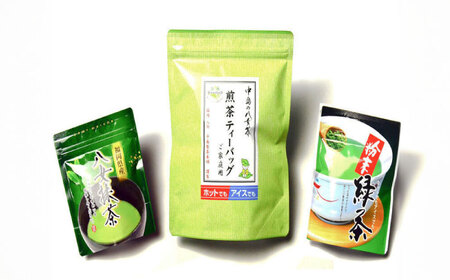【全3回定期便】福岡銘茶 八女茶 ティーバッグ付 急須要らずのお手軽セット（便利なチャック付）《豊前市》【株式会社マル五】 [VCL126]