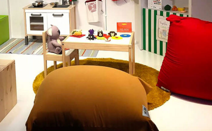 10/16 受付終了！【選べるカラー】Yogibo Mini  《豊前市》【株式会社Yogibo】ヨギボー ミニ ソファ クッション 枕 ベッド [VDI003] アクアブルー