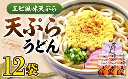天ぷらうどん（12食入り）《豊前市》【富士菊】うどん 天ぷらうどん 天ぷら 麺 麺類 福岡 豊前 [VAI010]