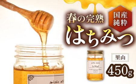 春の完熟はちみつ 里山 450g《豊前市》【須田養蜂場】蜂蜜 はちみつ 調味料 ギフト [VAR005]