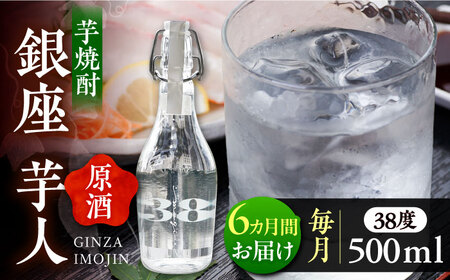 【全6回定期便】芋焼酎 銀座芋人 （原酒）　500ml（38度）《豊前市》【後藤酒造合資会社】 焼酎 酒 いも焼酎 [VDA010]