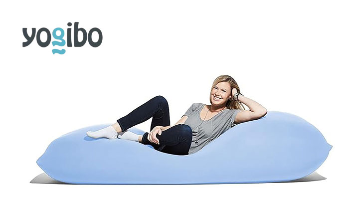 10/16 受付終了！【選べるカラー】Yogibo Max  《豊前市》【株式会社Yogibo】　ヨギボー マックス ソファ クッション 枕 ベッド [VDI001] ペールブルー