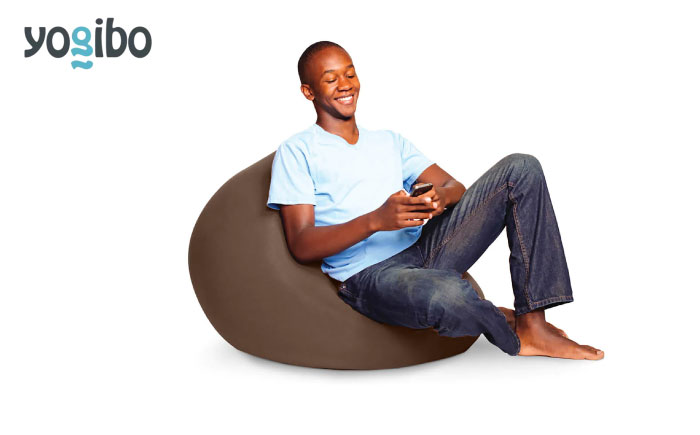 10/16 受付終了！【選べるカラー】Yogibo Mini  《豊前市》【株式会社Yogibo】ヨギボー ミニ ソファ クッション 枕 ベッド [VDI003] チョコレートブラウン