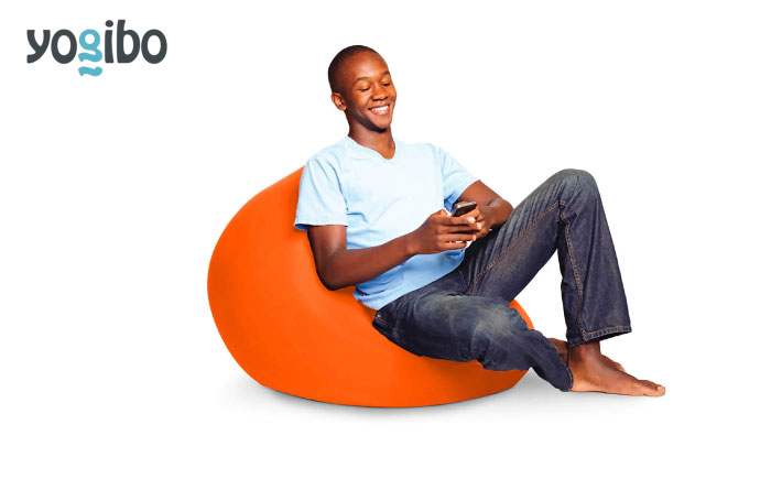 10/16 受付終了！【選べるカラー】Yogibo Mini  《豊前市》【株式会社Yogibo】ヨギボー ミニ ソファ クッション 枕 ベッド [VDI003] オレンジ