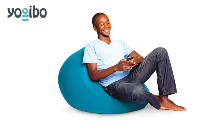 10/16 受付終了！【選べるカラー】Yogibo Mini  《豊前市》【株式会社Yogibo】ヨギボー ミニ ソファ クッション 枕 ベッド [VDI003] アクアブルー