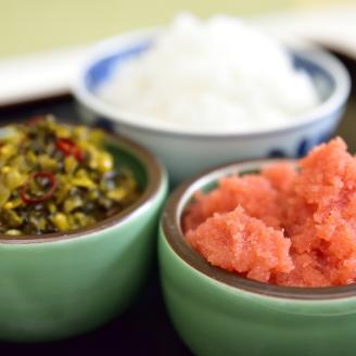 【6回定期便】無着色辛子明太子切子1kg　味わい豊かに粒仕立て【001-0360】