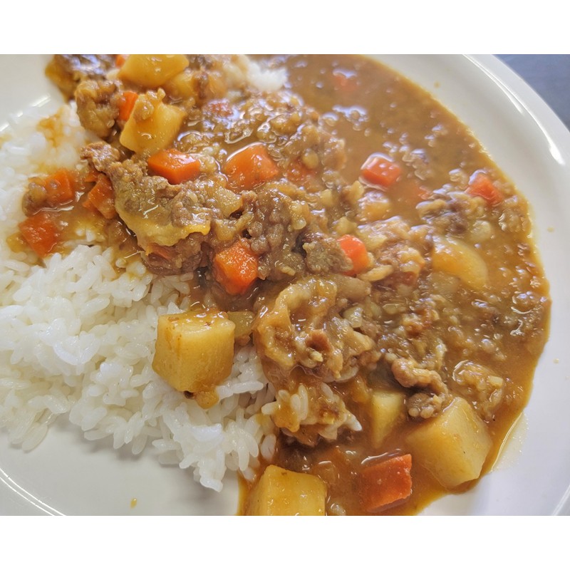 懐かしの学校給食カレー（レトルト）3食セット【001-0475】