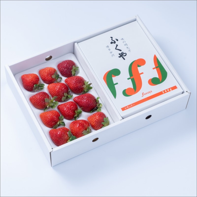 福岡産あまおうギフト箱＆ふくや味の明太子540g【011-0080】