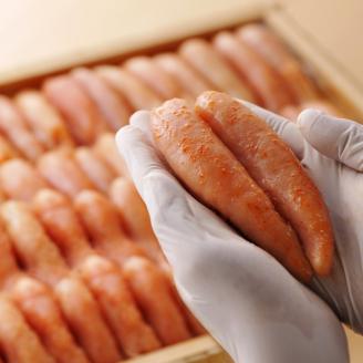 かねふく 贈答用 一本物辛子明太子(約400g)【034-0011】