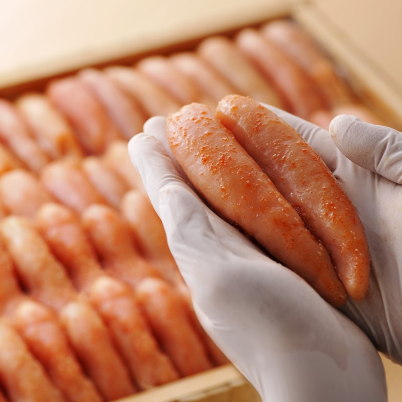 かねふく一本物辛子明太子2L(約1kg)【034-0093】