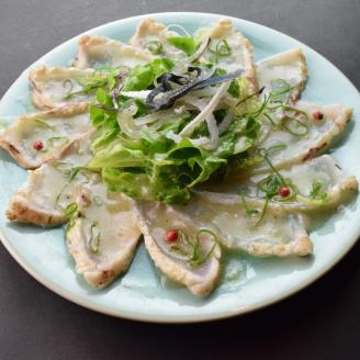 【4回定期便】九州産天然ふぐたたき刺身7皿セット【001-0394】