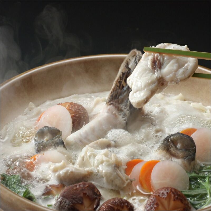 とらふぐフルコース(刺身菊盛・ちり鍋)〆はマルゴめん 中間産米粉麺付　たっぷり豪華2人前【001-0452】