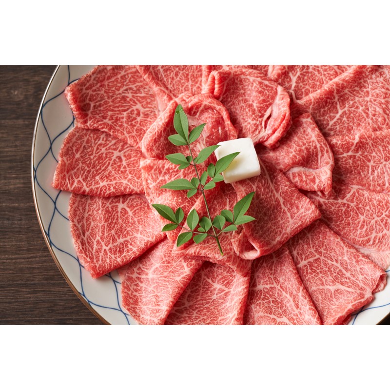 訳あり！【A4～A5】博多和牛赤身霜降りしゃぶしゃぶすき焼き用（肩・モモ）1.2kg(600g×2p)【014-0039】