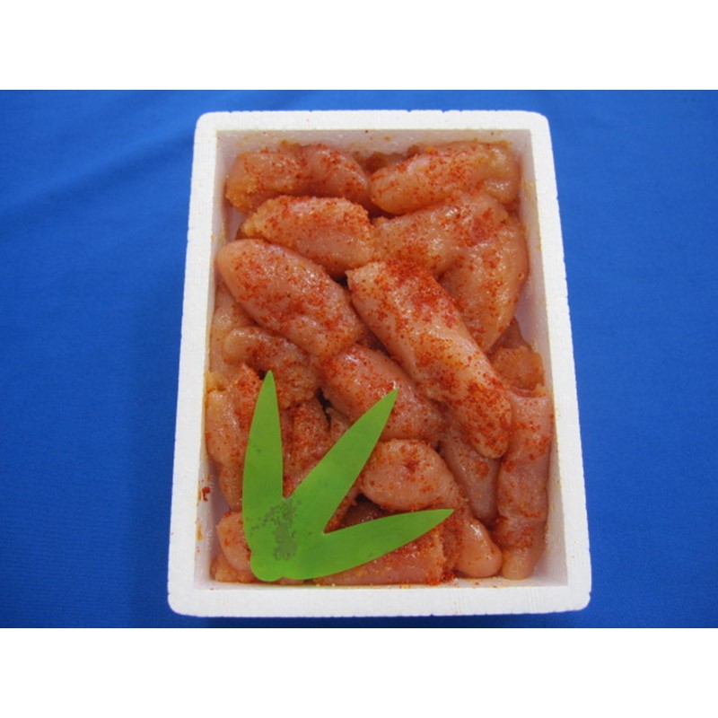 訳あり【氷温熟成辛子明太子】無着色　切れ子(切小)500g【050-0004】