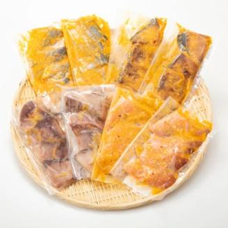 ぶり・さわら・赤魚 西京漬と幽庵32切 Eセット 九州の濃厚甘口 中間市老舗辻鮮魚店ヒデカばばの味【001-0038】