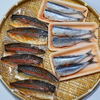 【3回定期便】老舗鮮魚店の明太づくしAセット(数の子明太・いか明太・さば明太・いわし明太)【001-0399】