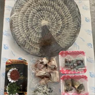 とらふぐ刺身とふぐ鍋セット(4～5人前)【010-0003】